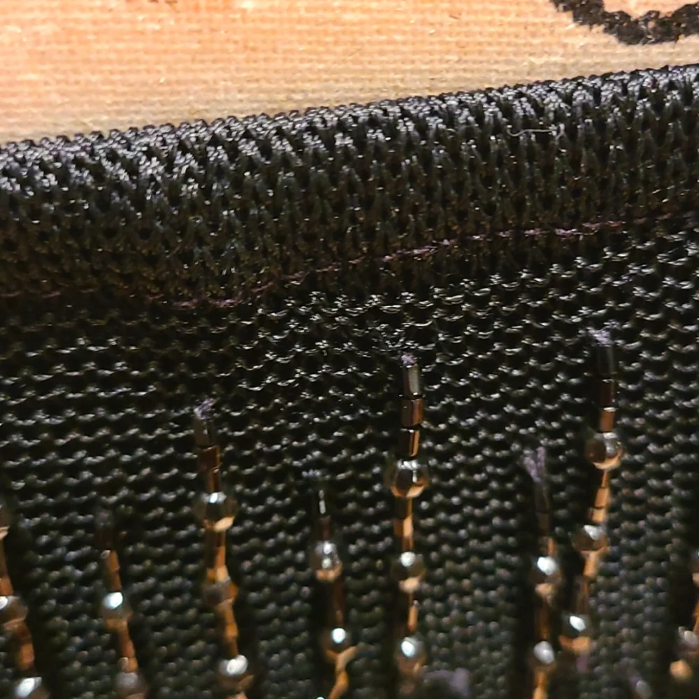 Moschino cheap and chic strapless dress/long skirt stretchy fabric with beading - Picture 7 of 8